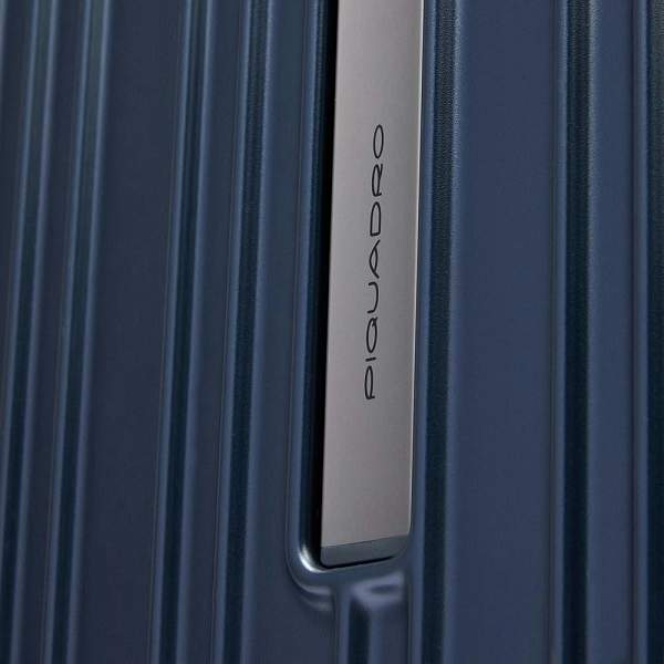 Чемодан для ручной клади из поликарбоната Piquadro BV6700PQL/BLUO матовый синий Piquadro, Артикул: BV6700PQL/BLUO фото №1