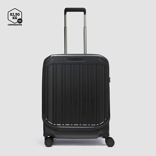 Чемодан для ручной клади из поликарбоната Piquadro BV6700PQL/NO матовый черный Piquadro, Артикул: BV6700PQL/NO фото №1