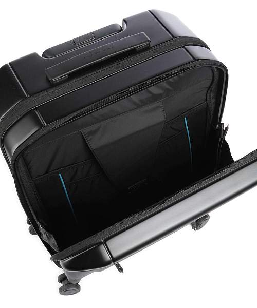 Чемодан для ручной клади из поликарбоната Piquadro BV6700PQL/NO матовый черный Piquadro, Артикул: BV6700PQL/NO фото №1