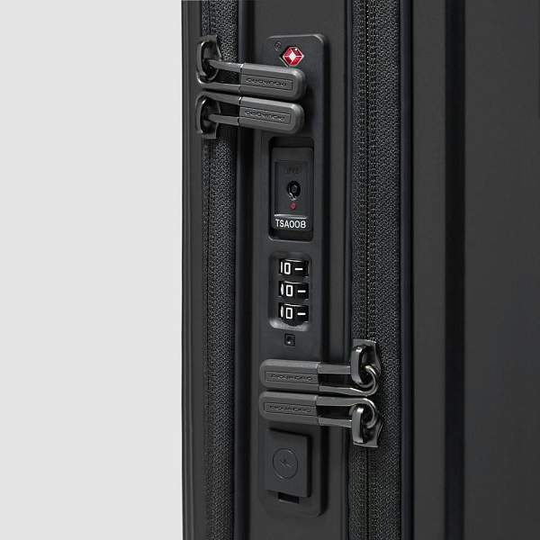 Чемодан для ручной клади из поликарбоната Piquadro BV6700PQL/NO матовый черный Piquadro, Артикул: BV6700PQL/NO фото №1