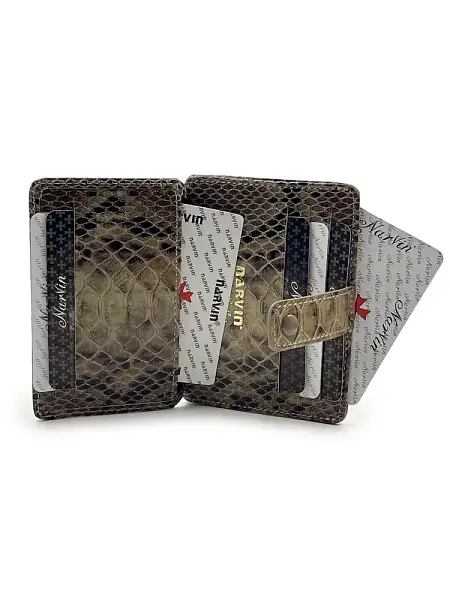 Кредитница картхолдер кожаная  Vasheron, Артикул: 9105-Piton Sand фото №1