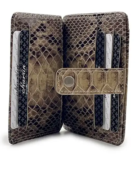 Кредитница картхолдер кожаная  Vasheron, Артикул: 9105-Piton Sand фото №1
