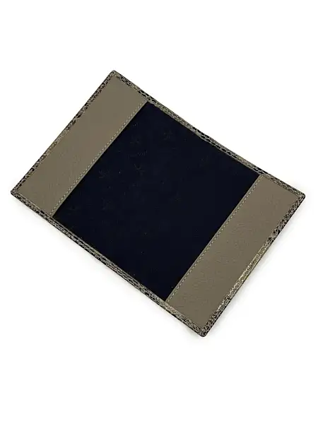 Обложка для паспорта Narvin Vasheron, Артикул: 9158-Piton Sand фото №1