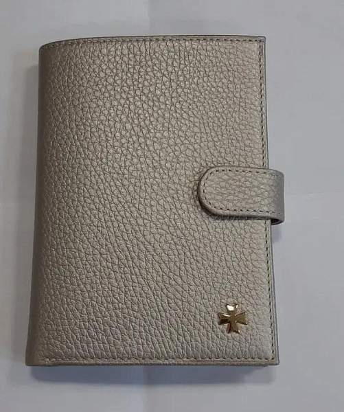 Обложка для паспорта и автодокументов NARVIN из натуральной кожи Vasheron, Артикул: 9175-Polo Platina фото №1