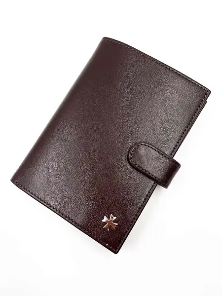 Обложка для автодокументов и паспорта NARVIN из натуральной кожи Vasheron, Артикул: 9175-Vegetta Brown фото №1