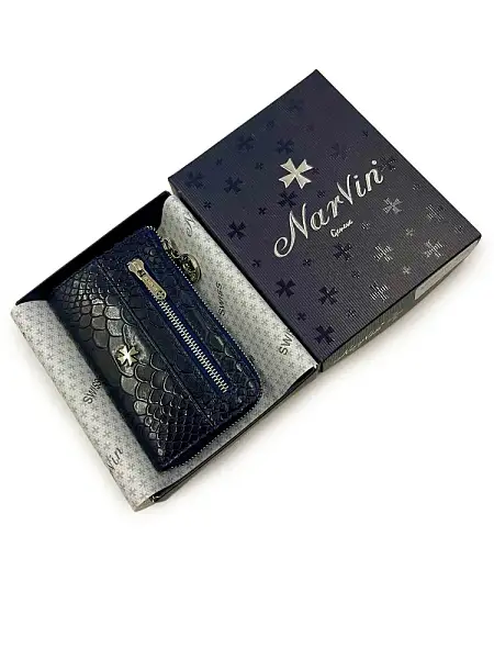 Ключница из натуральной кожи Vasheron, Артикул: 9278-Anaconda D.Blue фото №1