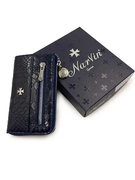 Ключница из натуральной кожи Vasheron, Артикул: 9278-Anaconda D.Blue фото №1