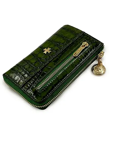 Ключница из натуральной кожи Vasheron, Артикул: 9278-Croco Green фото №1