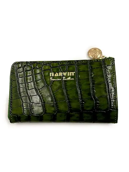 Ключница из натуральной кожи Vasheron, Артикул: 9278-Croco Green фото №1