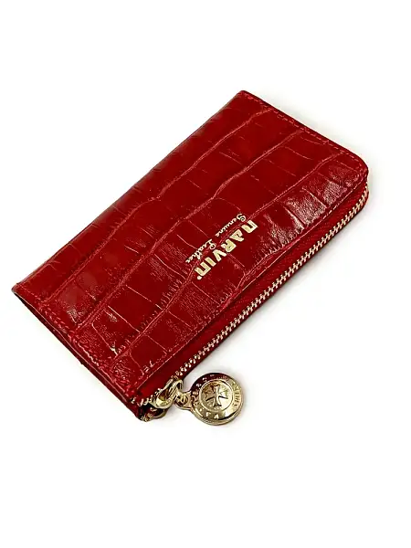 Ключница из натуральной кожи Vasheron, Артикул: 9278-Croco Red фото №1