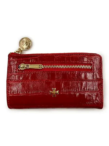 Ключница из натуральной кожи Vasheron, Артикул: 9278-Croco Red фото №1