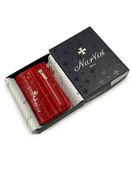 Ключница из натуральной кожи Vasheron, Артикул: 9278-Croco Red фото №1