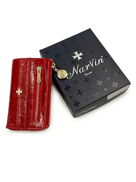 Ключница из натуральной кожи Vasheron, Артикул: 9278-Croco Red фото №1