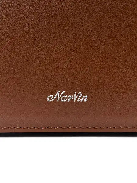 Портфель деловой из натуральной кожи NarVin 9737-Croco Caffe Vasheron, Артикул: 9737-Croco Caffe фото №1