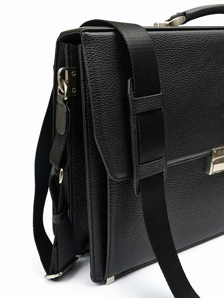 Портфель деловой из натуральной кожи NarVin 9737-Polo Black Vasheron, Артикул: 9737-Polo Black фото №1
