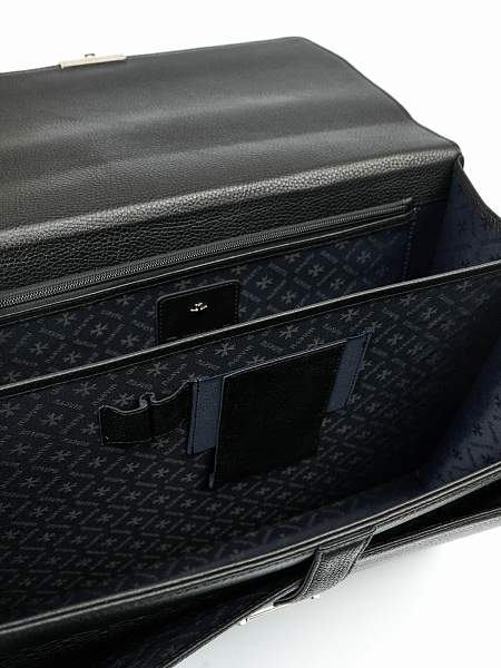 Портфель деловой из натуральной кожи NarVin 9737-Polo Black Vasheron, Артикул: 9737-Polo Black фото №1