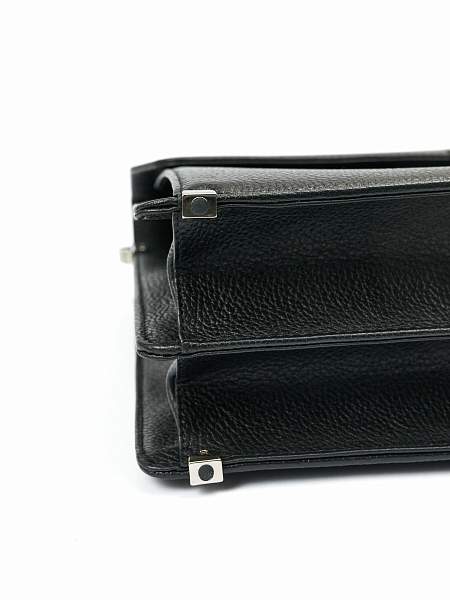 Портфель деловой из натуральной кожи NarVin 9737-Polo Black Vasheron, Артикул: 9737-Polo Black фото №1