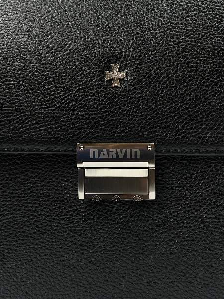 Портфель деловой из натуральной кожи NarVin 9737-Polo Black Vasheron, Артикул: 9737-Polo Black фото №1