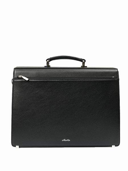 Портфель деловой из натуральной кожи NarVin 9737-Polo Black Vasheron, Артикул: 9737-Polo Black фото №1