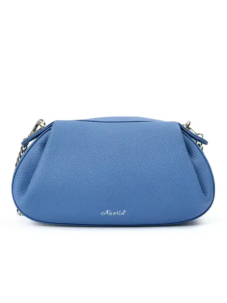 Сумка NARVIN маленькая из натуральной кожи 9812-Polo Tiffany Vasheron, Артикул: 9812-Polo Tiffany фото №1