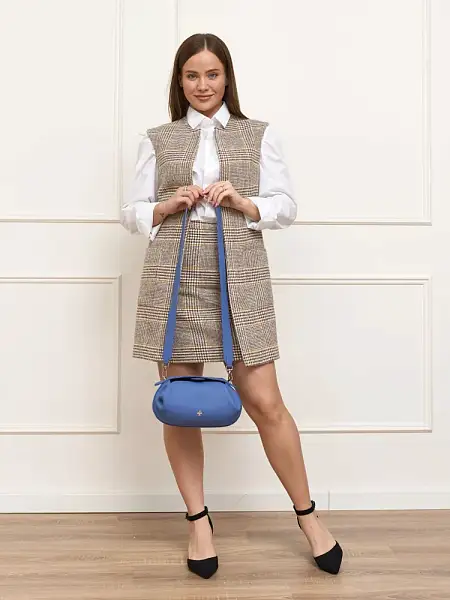 Сумка NARVIN маленькая из натуральной кожи 9812-Polo Tiffany Vasheron, Артикул: 9812-Polo Tiffany фото №1