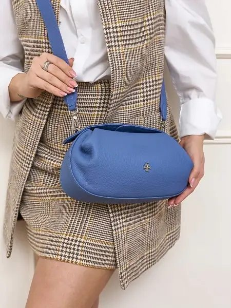 Сумка NARVIN маленькая из натуральной кожи 9812-Polo Tiffany Vasheron, Артикул: 9812-Polo Tiffany фото №1