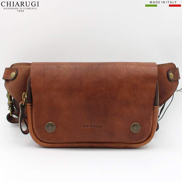 Сумка кожаная поясная Chiarugi 52001 marr Chiarugi, Артикул: 52001 marr фото №1