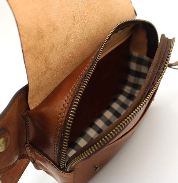 Сумка кожаная поясная Chiarugi 52001 marr Chiarugi, Артикул: 52001 marr фото №1