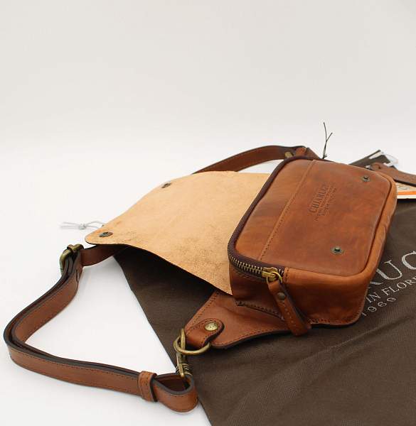 Сумка кожаная поясная Chiarugi 52001 marr Chiarugi, Артикул: 52001 marr фото №1