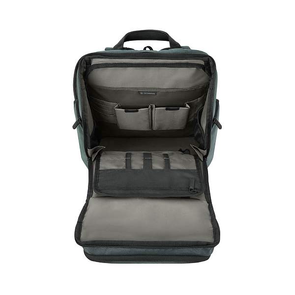 Рюкзак VICTORINOX Altmont Professional Fliptop Laptop Backpack 15'', зеленый, полиэфирная ткань, 33x26x49 см, 26 л 653288 Victorinox, Артикул: 653288 фото №1