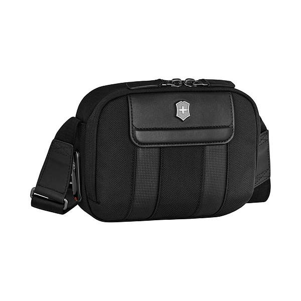 Сумка через плечо компактная VICTORINOX Architecture Urban2 Compact Crossbody Bag, черный, полиэстер/кожа, 22x6x16 см, 2 л 653349 Victorinox, Артикул: 653349 фото №1