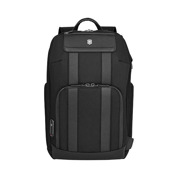 Рюкзак VICTORINOX Architecture Urban2 Deluxe Backpack 15”, черный, полиэстер/кожа, 31x23x46 см, 23 л 653356 Victorinox, Артикул: 653356 фото №1