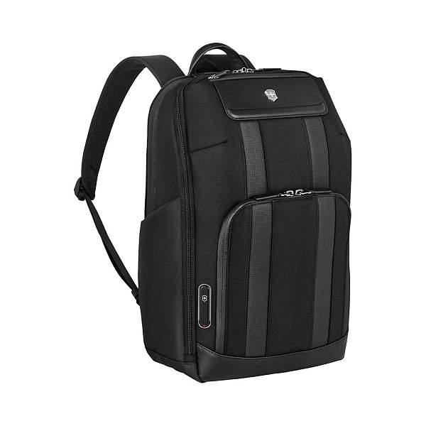 Рюкзак VICTORINOX Architecture Urban2 Deluxe Backpack 15”, черный, полиэстер/кожа, 31x23x46 см, 23 л 653356 Victorinox, Артикул: 653356 фото №1
