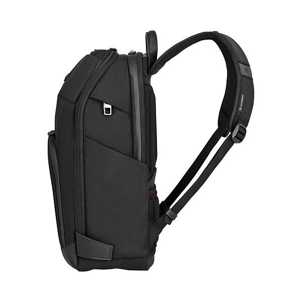 Рюкзак VICTORINOX Architecture Urban2 Deluxe Backpack 15”, черный, полиэстер/кожа, 31x23x46 см, 23 л 653356 Victorinox, Артикул: 653356 фото №1