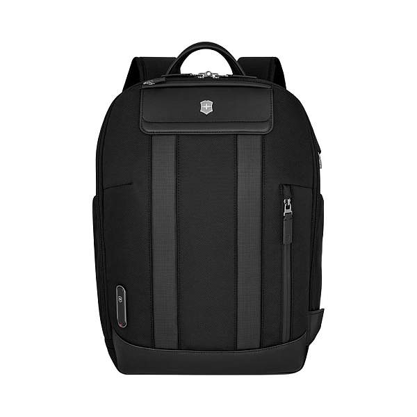Рюкзак VICTORINOX Architecture Urban2 City Backpack 14'', черный, полиэстер/кожа, 30x19x42 см,17 л 653352 Victorinox, Артикул: 653352 фото №1