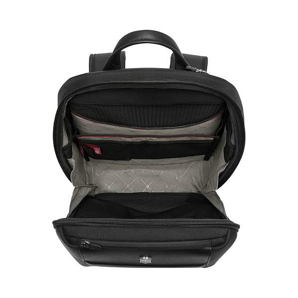 Рюкзак VICTORINOX Architecture Urban2 City Backpack 14'', черный, полиэстер/кожа, 30x19x42 см,17 л 653352 Victorinox, Артикул: 653352 фото №1