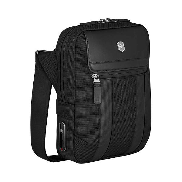 Сумка через плечо VICTORINOX Architecture Urban2 Crossbody Bag, черный, полиэстер/кожа, 22x9x28 см, 6 л 653351 Victorinox, Артикул: 653351 фото №1