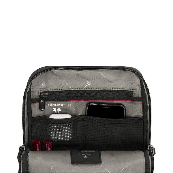 Сумка через плечо VICTORINOX Architecture Urban2 Crossbody Bag, черный, полиэстер/кожа, 22x9x28 см, 6 л 653351 Victorinox, Артикул: 653351 фото №1