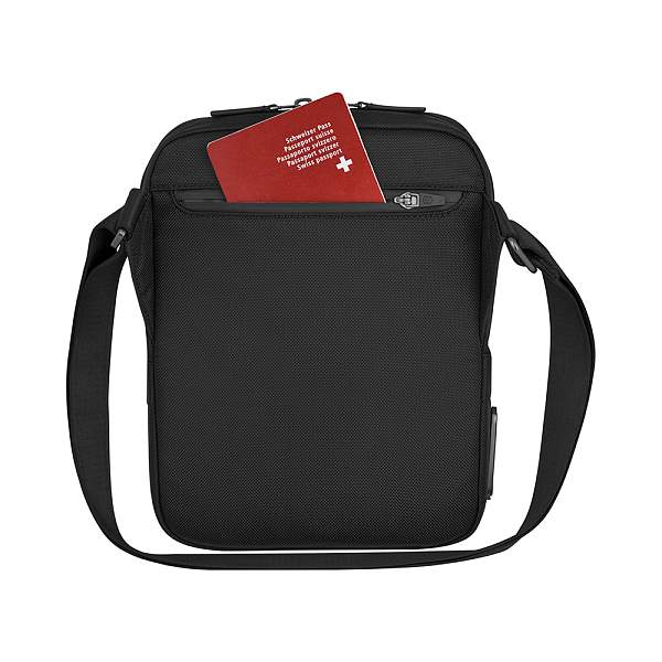 Сумка через плечо VICTORINOX Architecture Urban2 Crossbody Bag, черный, полиэстер/кожа, 22x9x28 см, 6 л 653351 Victorinox, Артикул: 653351 фото №1