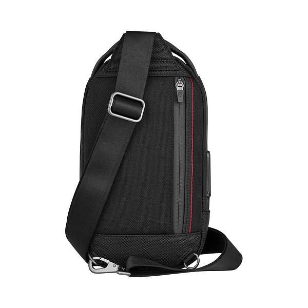Рюкзак на одно плечо VICTORINOX Architecture Urban2 Sling Bag, черный, полиэстер/кожа, 17x8x28 см, 2 л 653350 Victorinox, Артикул: 653350 фото №1