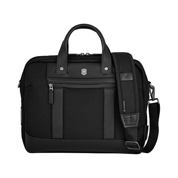 Портфель VICTORINOX Architecture Urban2 Briefcase 15'', черный, полиэстер/кожа, 42x13x31 см, 16 л 653353 Victorinox, Артикул: 653353 фото №1