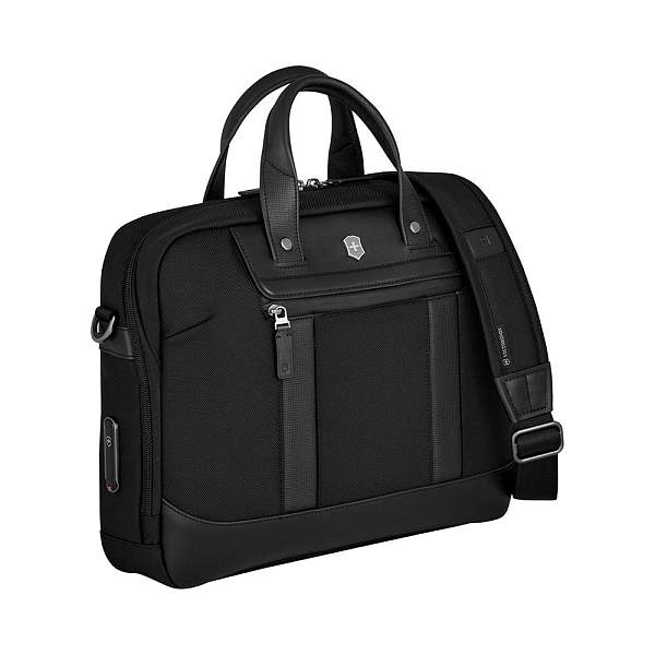 Портфель VICTORINOX Architecture Urban2 Briefcase 15'', черный, полиэстер/кожа, 42x13x31 см, 16 л 653353 Victorinox, Артикул: 653353 фото №1