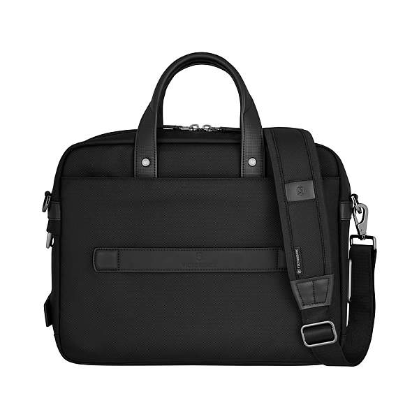 Портфель VICTORINOX Architecture Urban2 Briefcase 15'', черный, полиэстер/кожа, 42x13x31 см, 16 л 653353 Victorinox, Артикул: 653353 фото №1