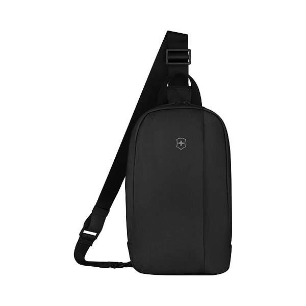 Рюкзак с одним плечевым ремнём VICTORINOX Travel Essentials, черный, полиэстер, 18x8x30 см 653384 Victorinox, Артикул: 653384 фото №1