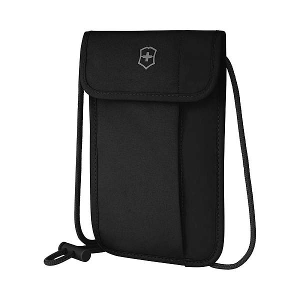 Кошелёк на шею VICTORINOX Travel Essentials Security Neck Pouch, черный, полиэстер, 14х1х22 см 653378 Victorinox, Артикул: 653378 фото №1