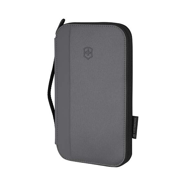 Органайзер VICTORINOX Travel Essentials Travel Organizer с защитой от сканирования RFID, серый, полиэстер, 15x3x26 см 653372 Victorinox, Артикул: 653372 фото №1