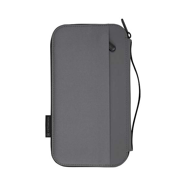 Органайзер VICTORINOX Travel Essentials Travel Organizer с защитой от сканирования RFID, серый, полиэстер, 15x3x26 см 653372 Victorinox, Артикул: 653372 фото №1