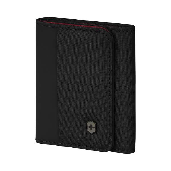 Бумажник VICTORINOX Travel Essentials Tri-Fold Wallet, чёрный, полиэстер, 9x2x10 см 653365 Victorinox, Артикул: 653365 фото №1