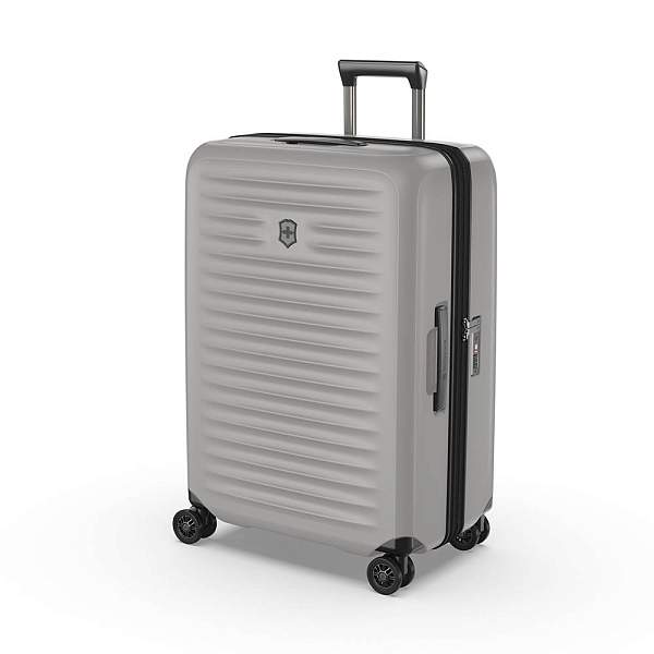 Чемодан VICTORINOX Airox Advanced, серо-белый матовый, 100% поликарбонат Makrolon, 46x29x69 см, 75 л 653137 Victorinox, Артикул: 653137 фото №1