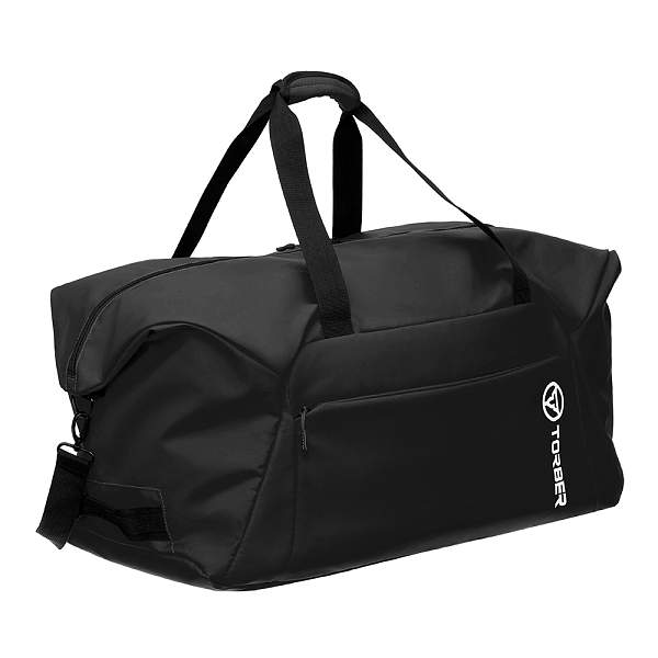 Сумка дорожная TORBER Mobi, чёрная, полиэстер 900D с PU покрытием, 65 х 37 х 34 см T1809BL-DY Torber, Артикул: T1809BL-DY фото №1